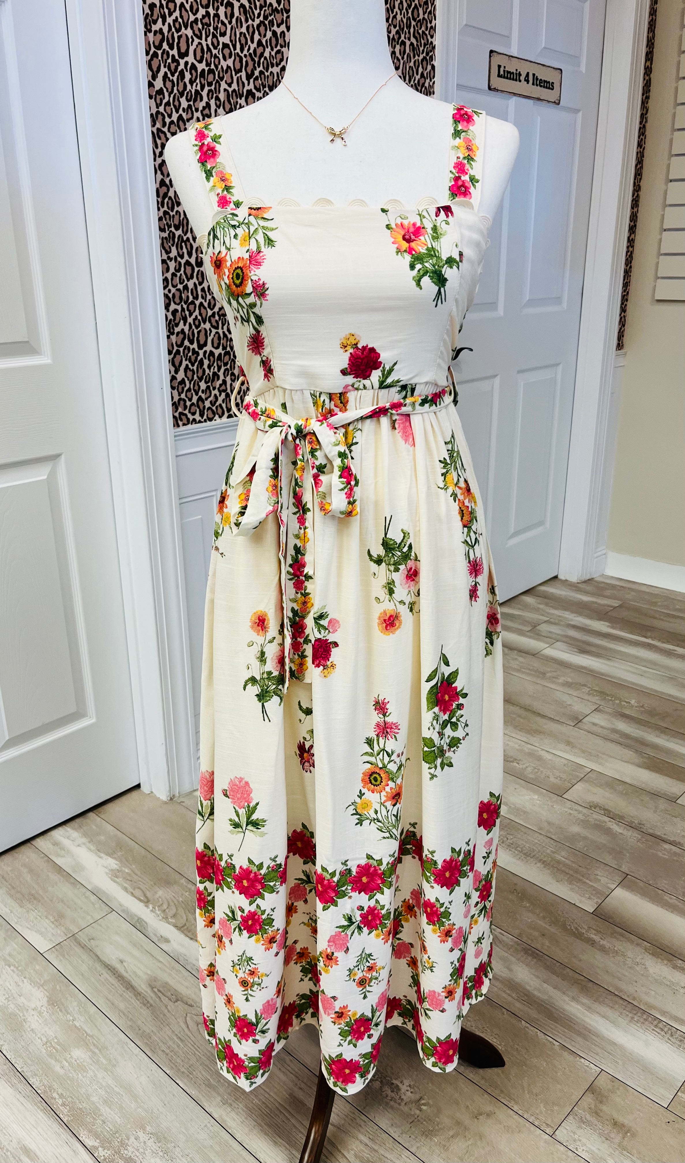 Women’s Blu Pepper Pink Floral Dress