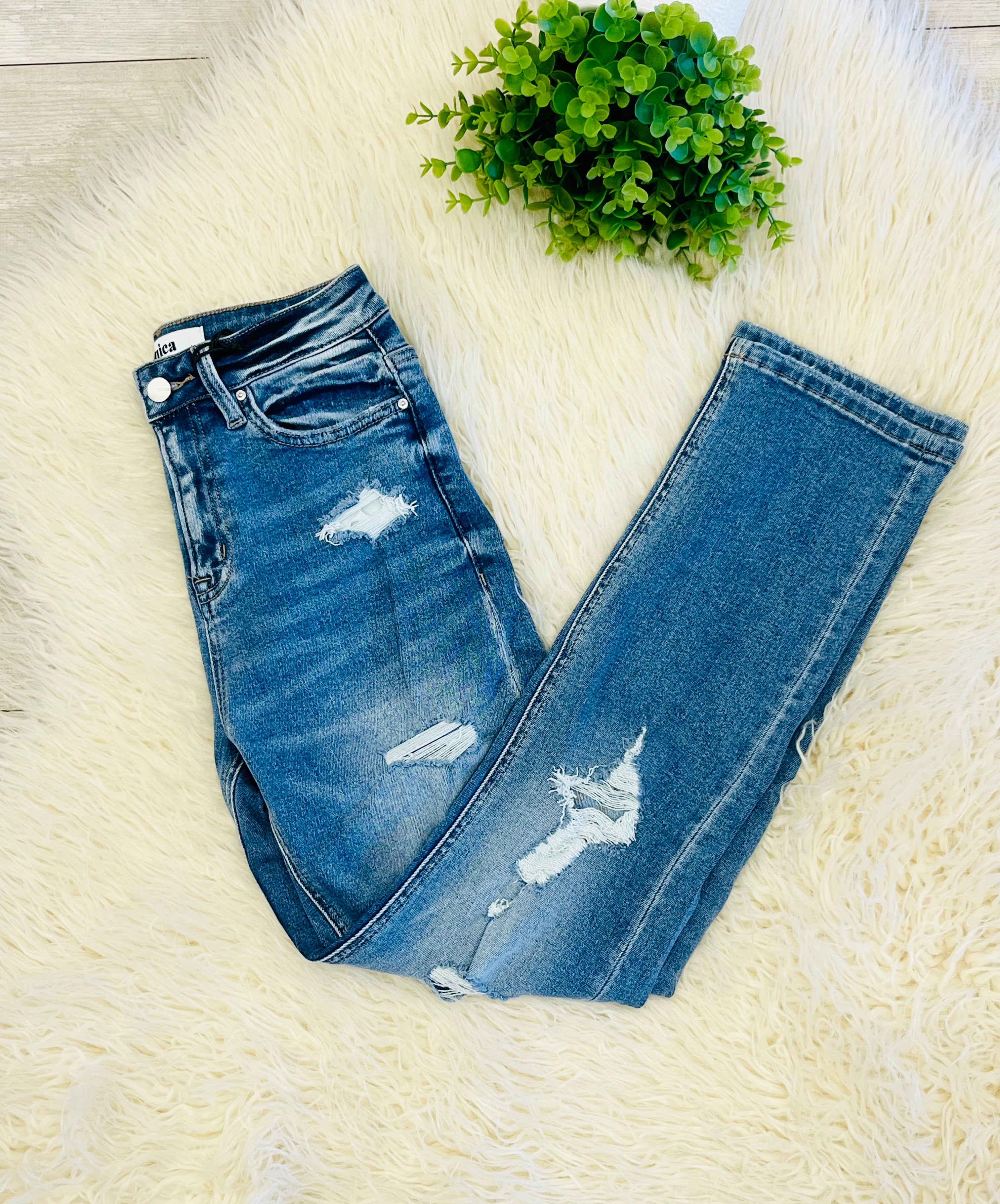 women’s Mica High Rise Straight Crop Jeans #7794