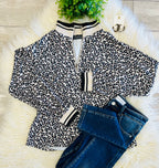 Women’s EverMMee Leopard Print Quarter Zip