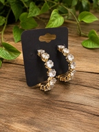 All that Sparkles Large Hoops Earrings
