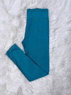 Women’s Ultra Soft Pull on Leggings in Jade Long Length