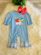 Girls/ Baby Unicorn Romper