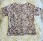Women’s Evermmee Star Leopard Print Top