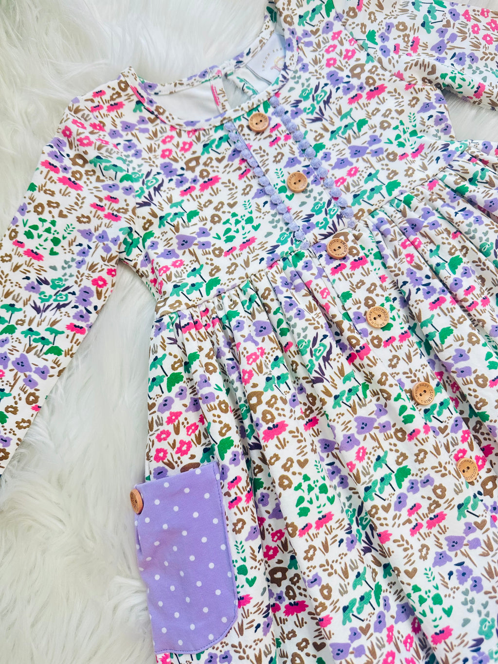Floral Pastel Dress by Swoon Baby