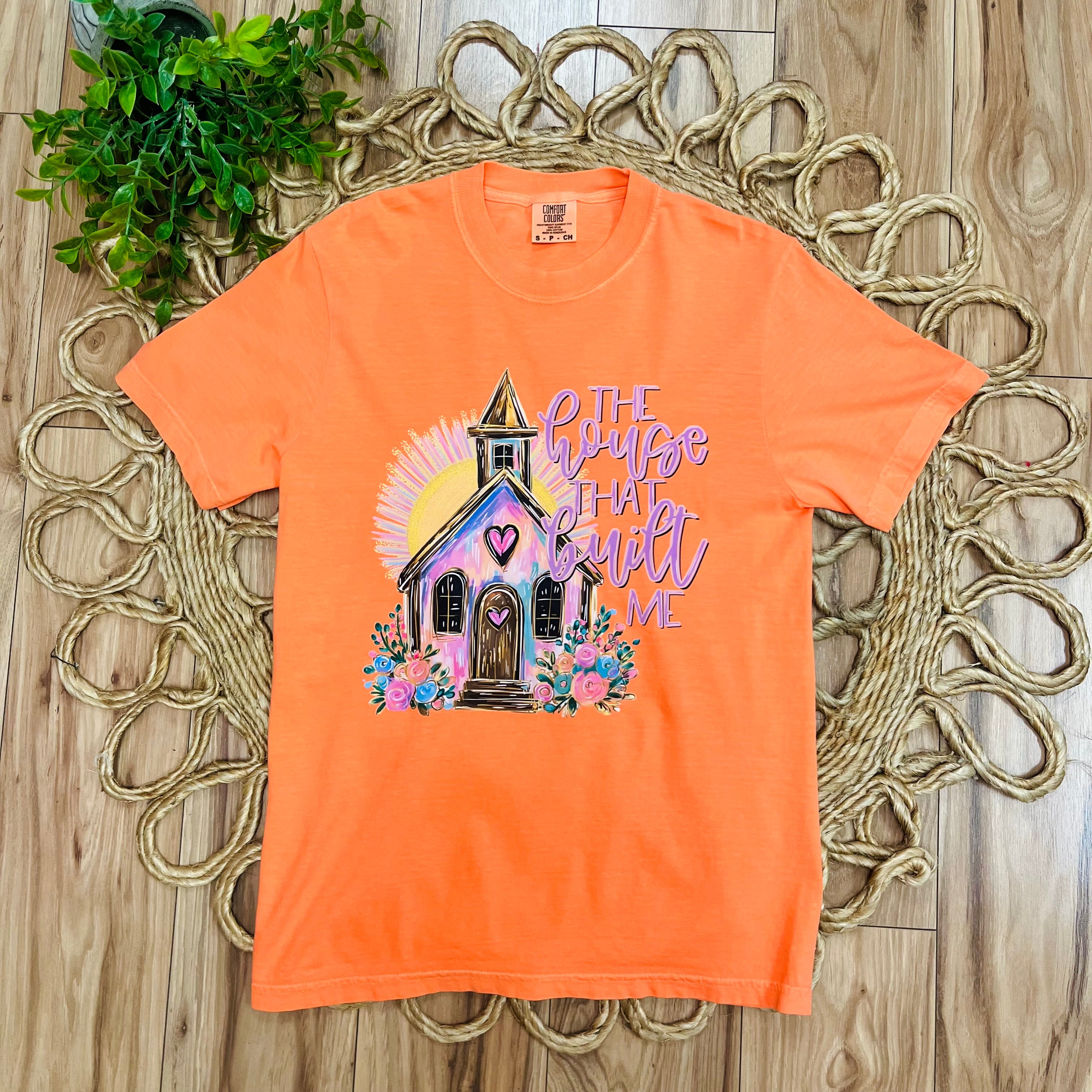 Women’s Orange “The House That Built Me” Tee
