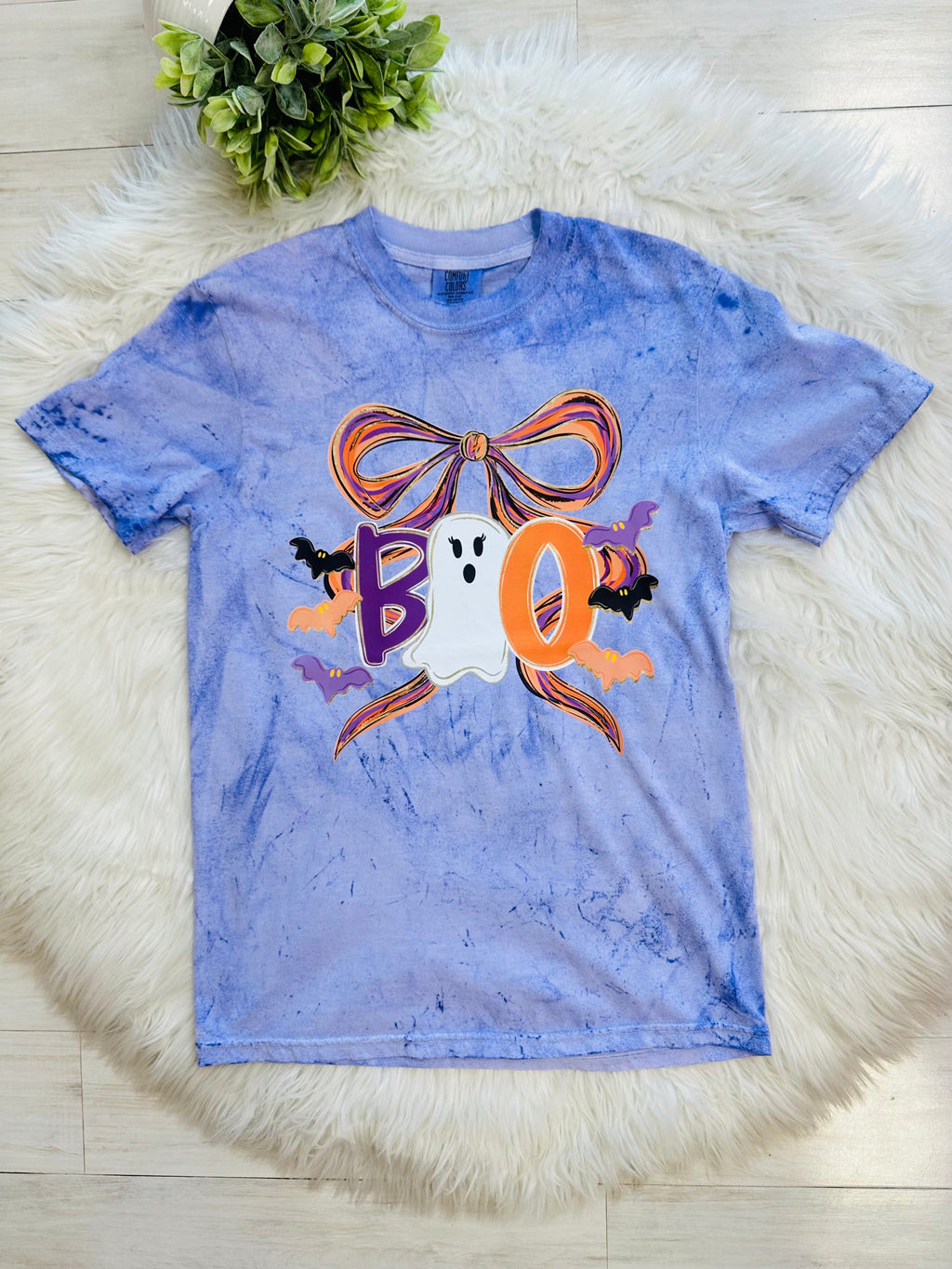 Women’s Comfort Colors “Boo” Purple Tee