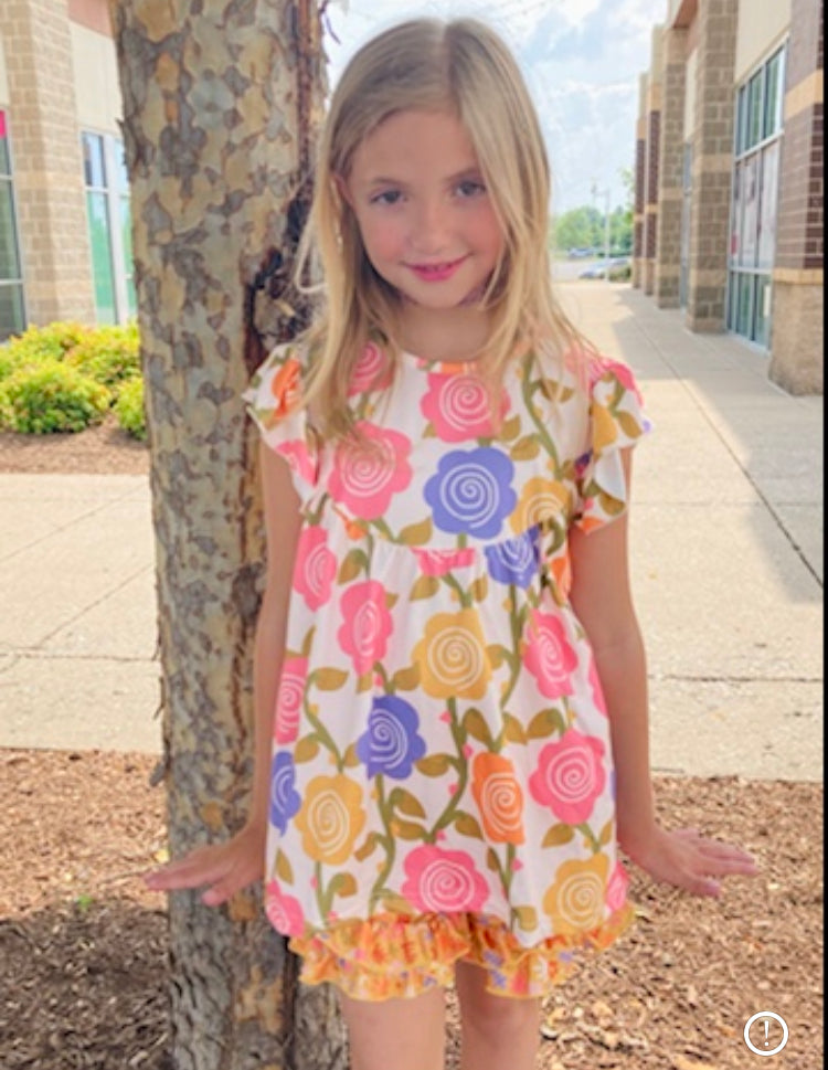 Floral Girls Set - Mini Mee Boutique