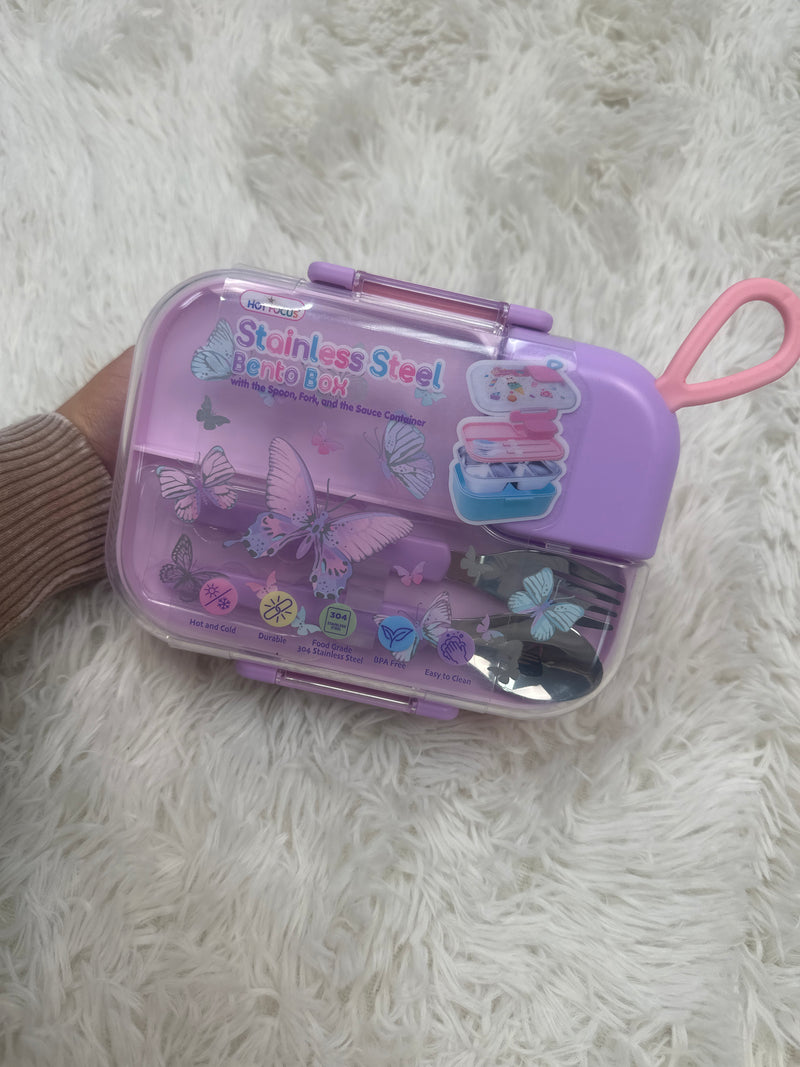 Butterfly Stainless Steel Bento Box