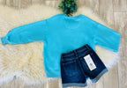 LuLu Mac Blue And Pink Sweatshirt