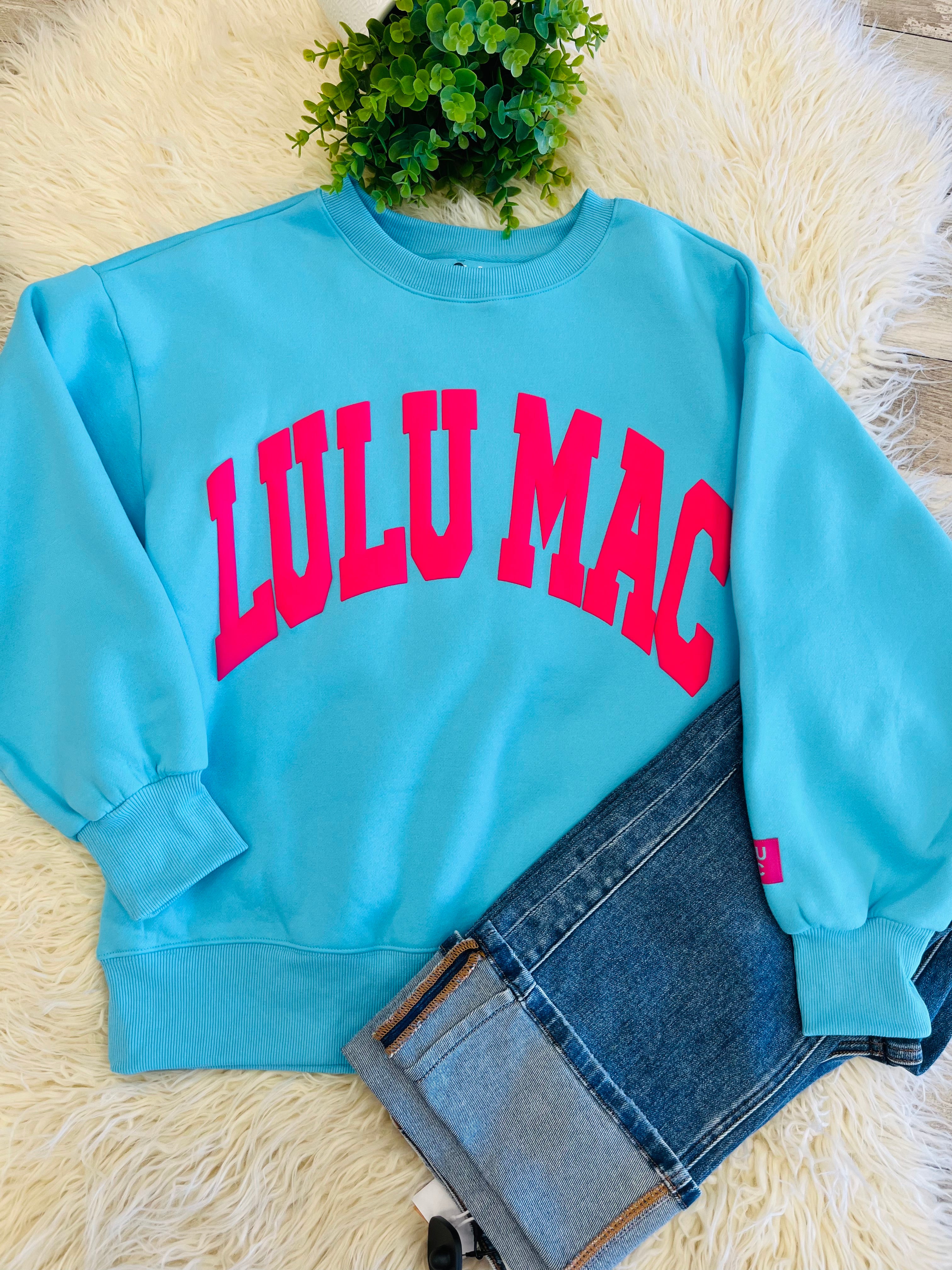 LuLu Mac Blue And Pink Sweatshirt