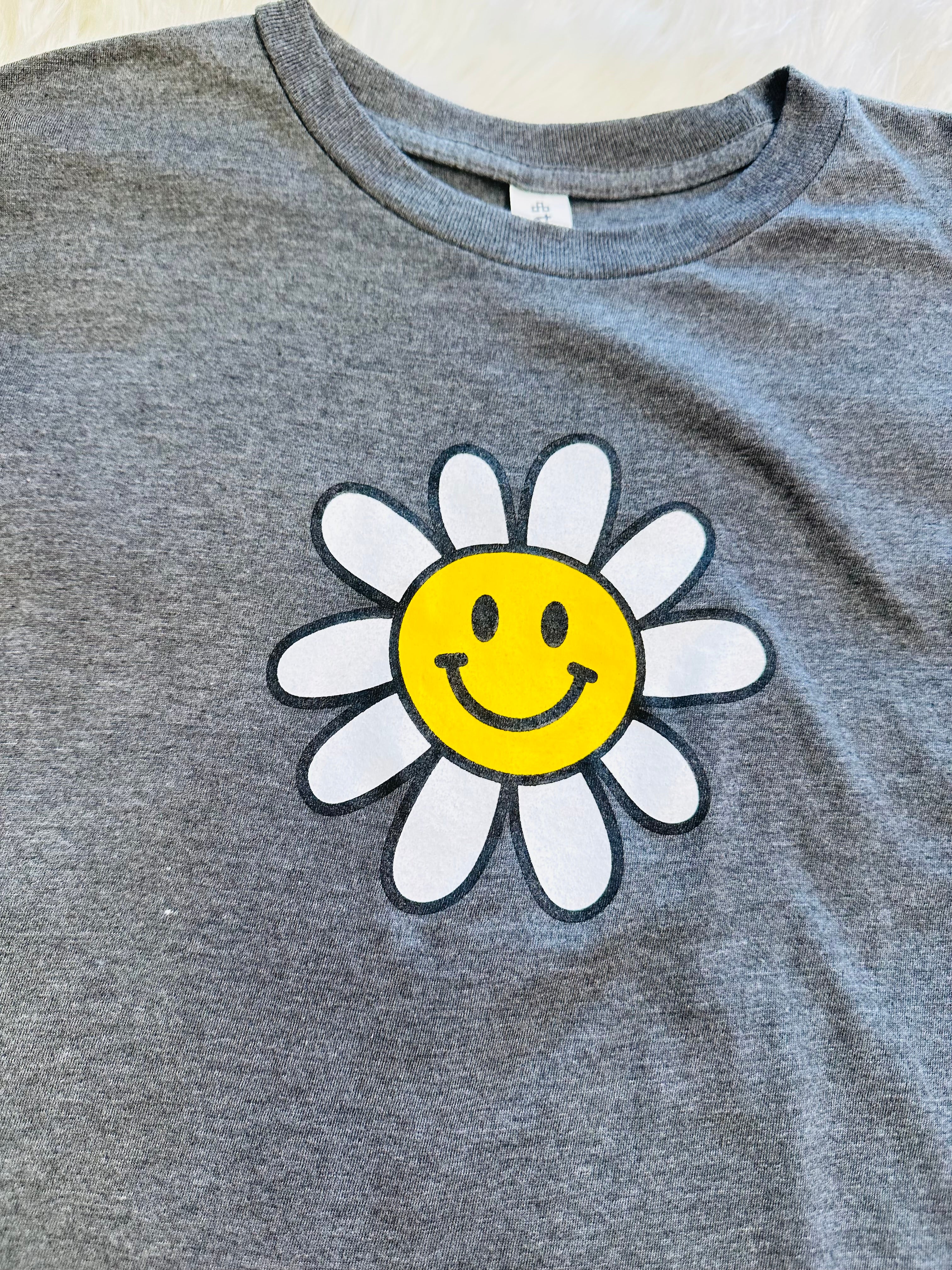 Girl’s White Flower Tee