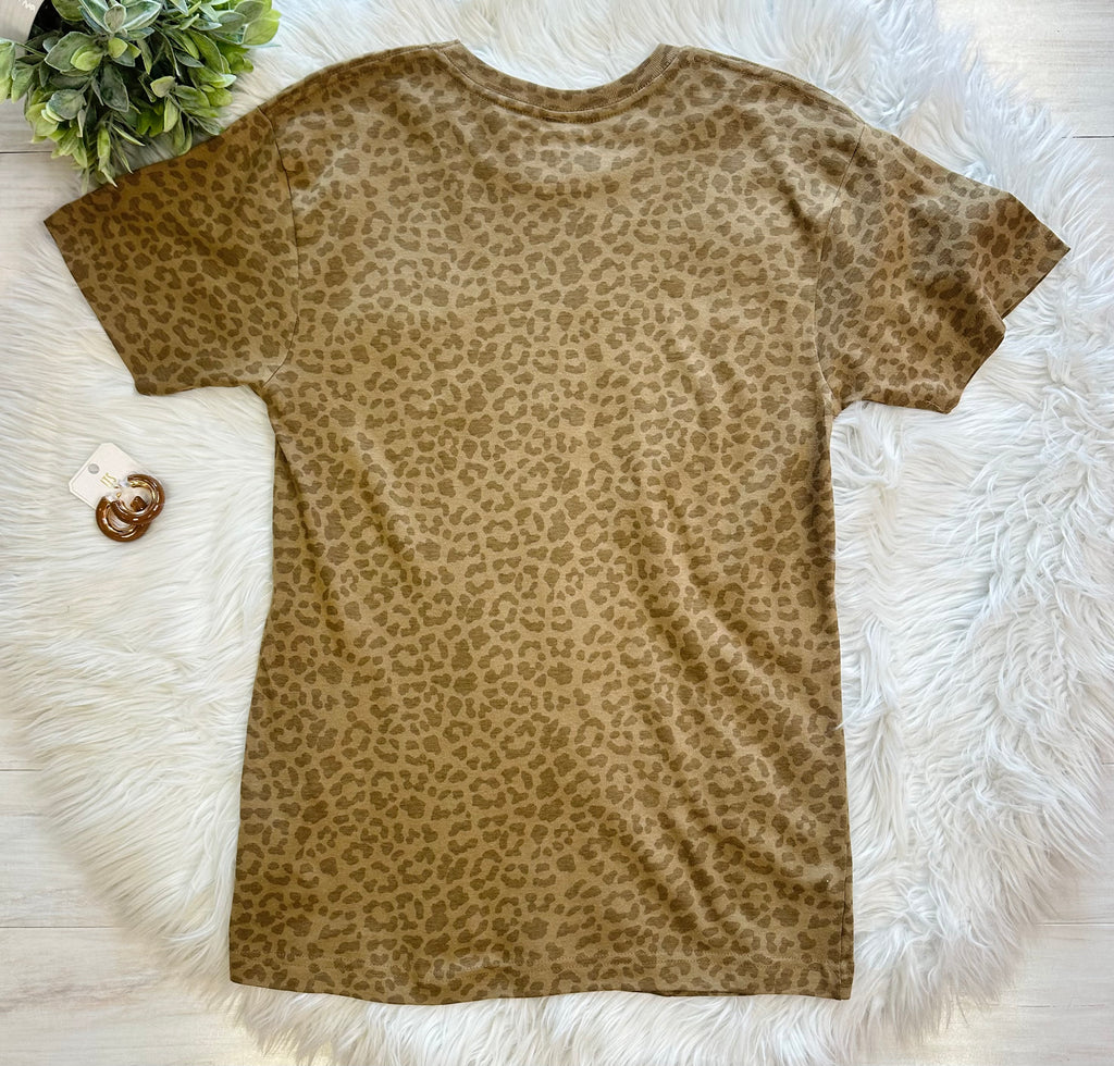 Women’s Cheetah Print Kentucky Tee
