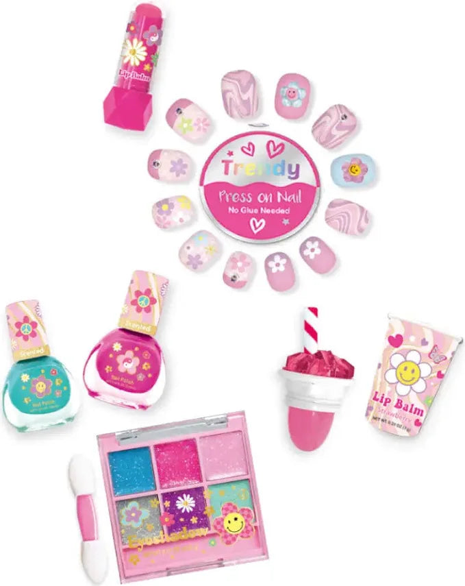 Girl’s hot focus press on nail set