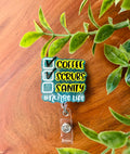 “#NurseLife” ID Badge Holder