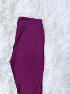 Women’s Ultra Soft Pull On Leggings in Wine Full Length