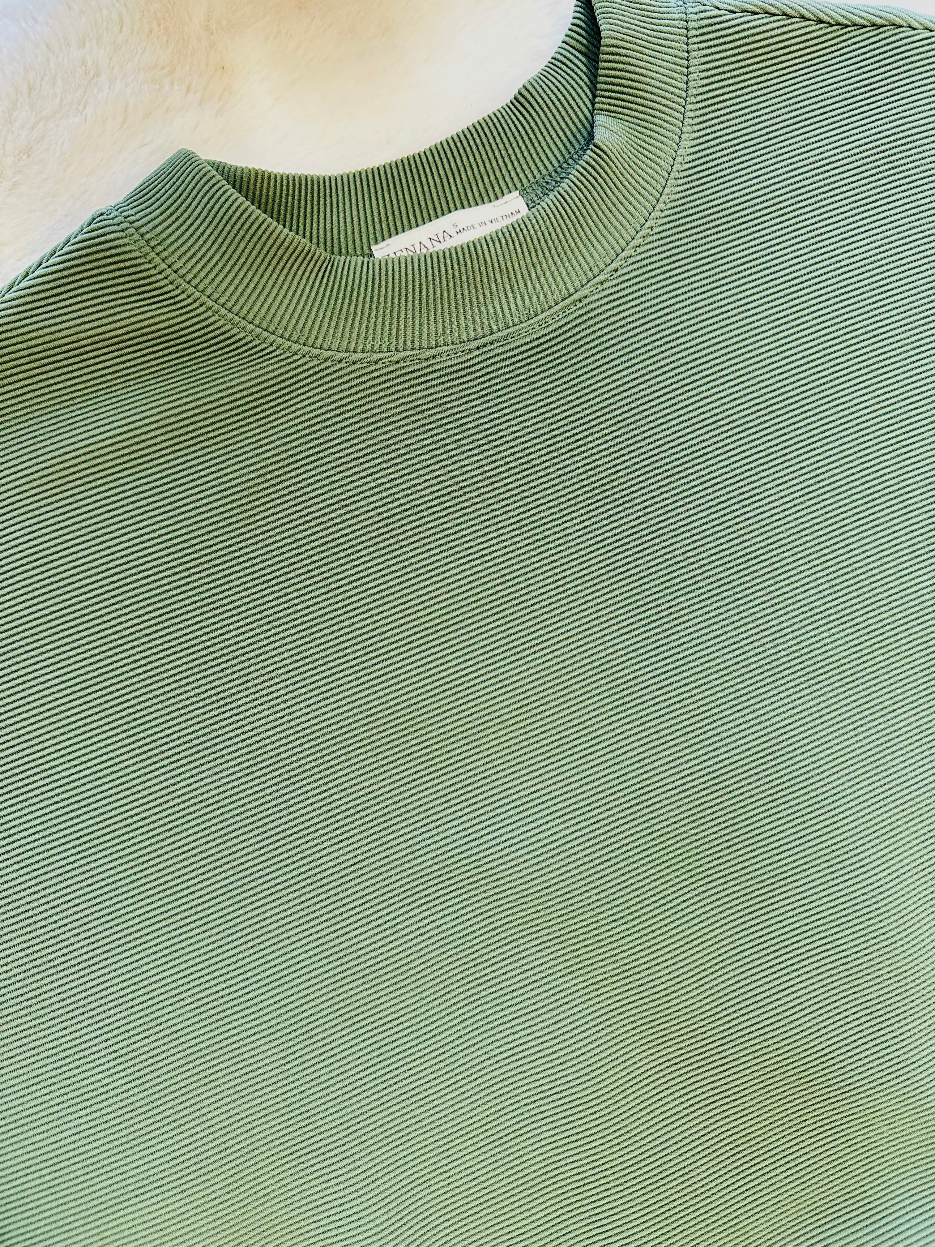 Women’s Zenana Green Ribbed Pant Set