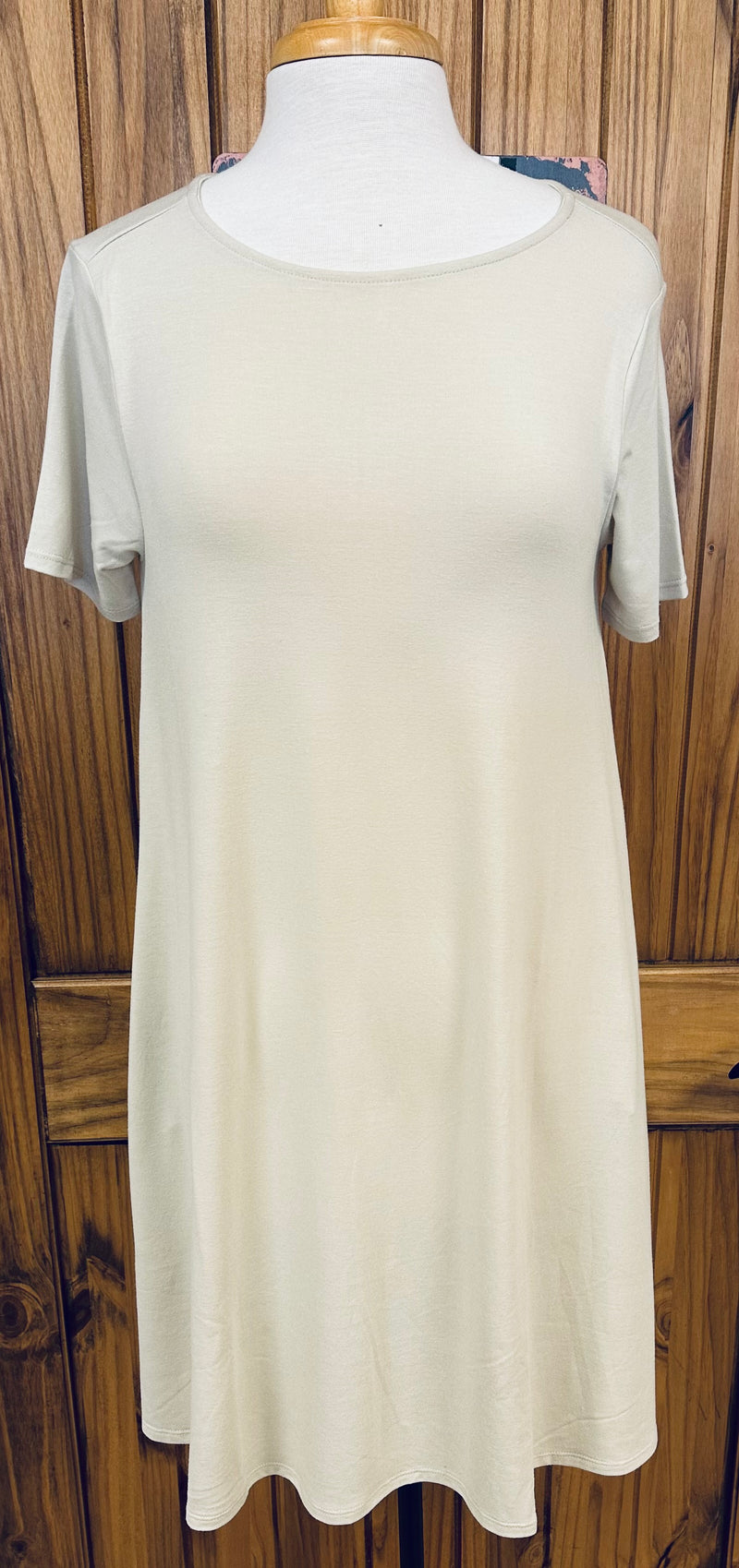 Women’s Zenana Cream Maxi Dress - Mini Mee Boutique