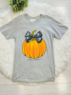 Women’s Simply Southern Grey Pumpkin Tee