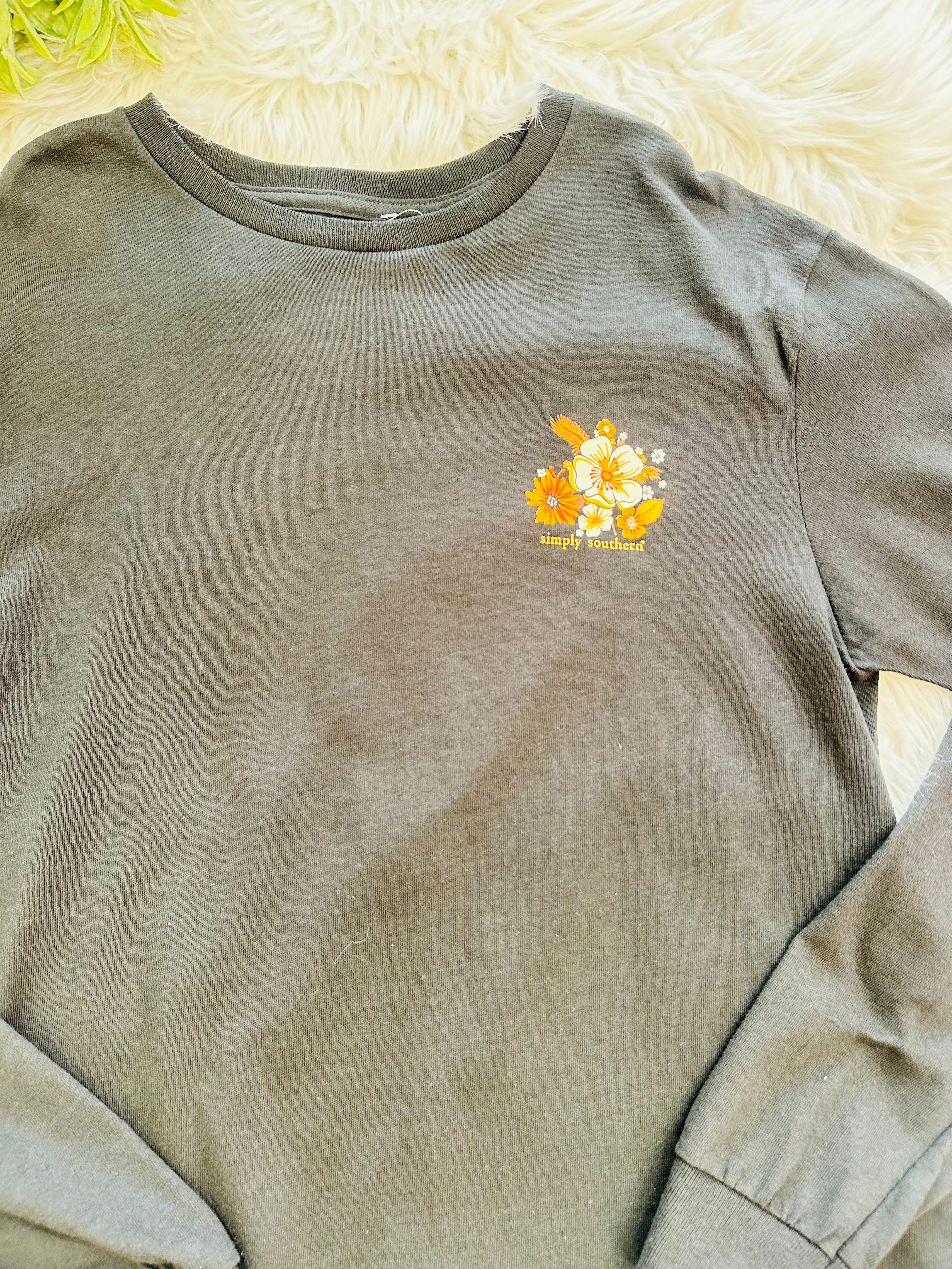 Women’s Simply Southern “Slow down & Soak it up” Black Long Sleeve