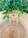 Women’s Gold and Pearl Diamond Dangle Earrings