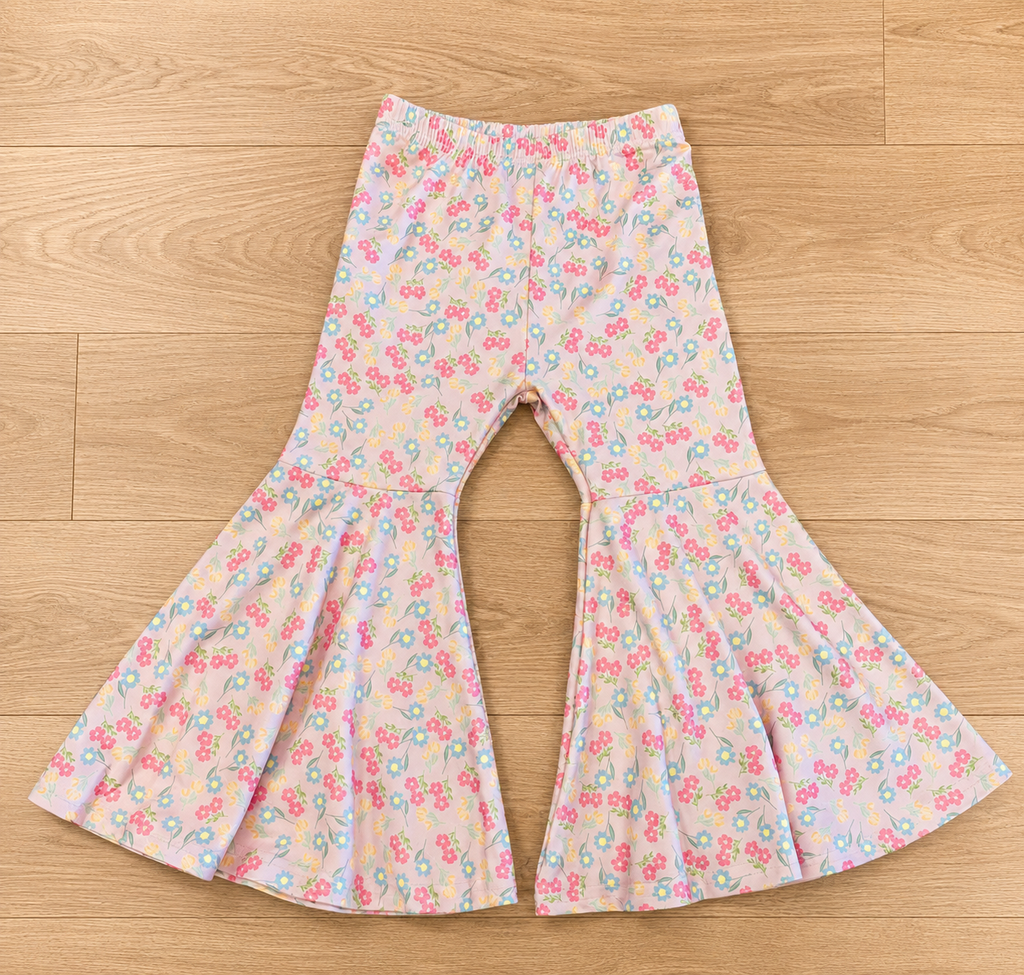 Girl’s Floral Cowgirl Boot Set