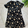 Hayden Girl’s Black Sequence Star Dress