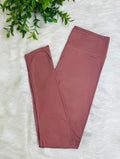 Women’s Ultra Soft Pull on Leggings in Mauve Full Length