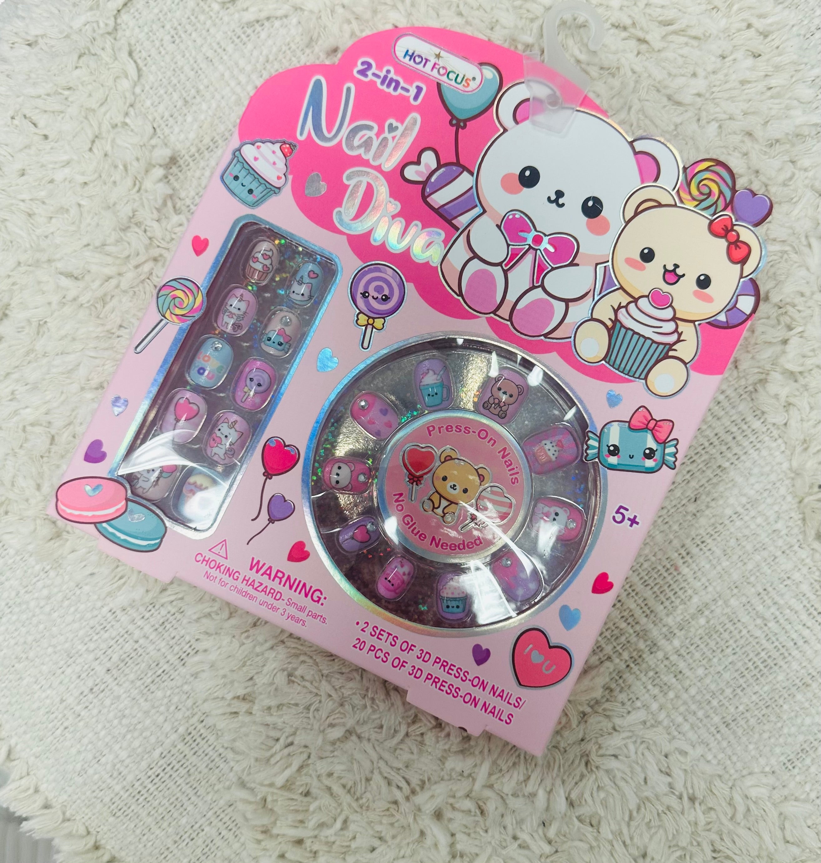 2-N-1 Bear Nail Diva Toy