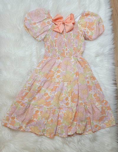 Girl's Hayden Floral Dress - Mini Mee Boutique