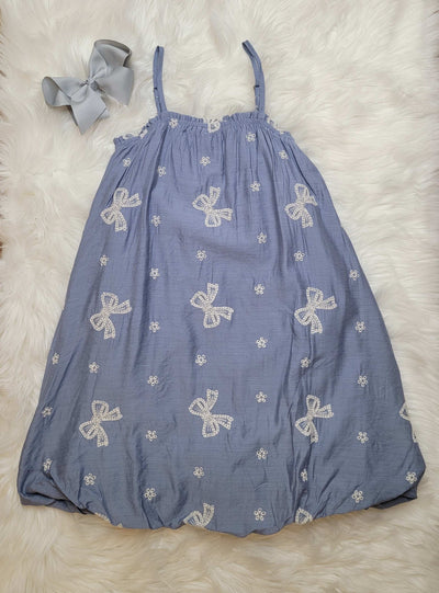 Girl's Hayden bow dress - Mini Mee Boutique