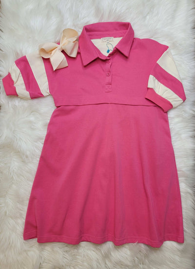 Hayden Girl's Pink Dress - Mini Mee Boutique