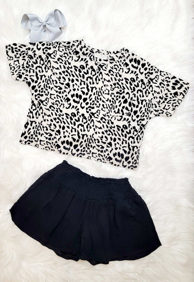 Girl's Hayden cheetah top - Mini Mee Boutique