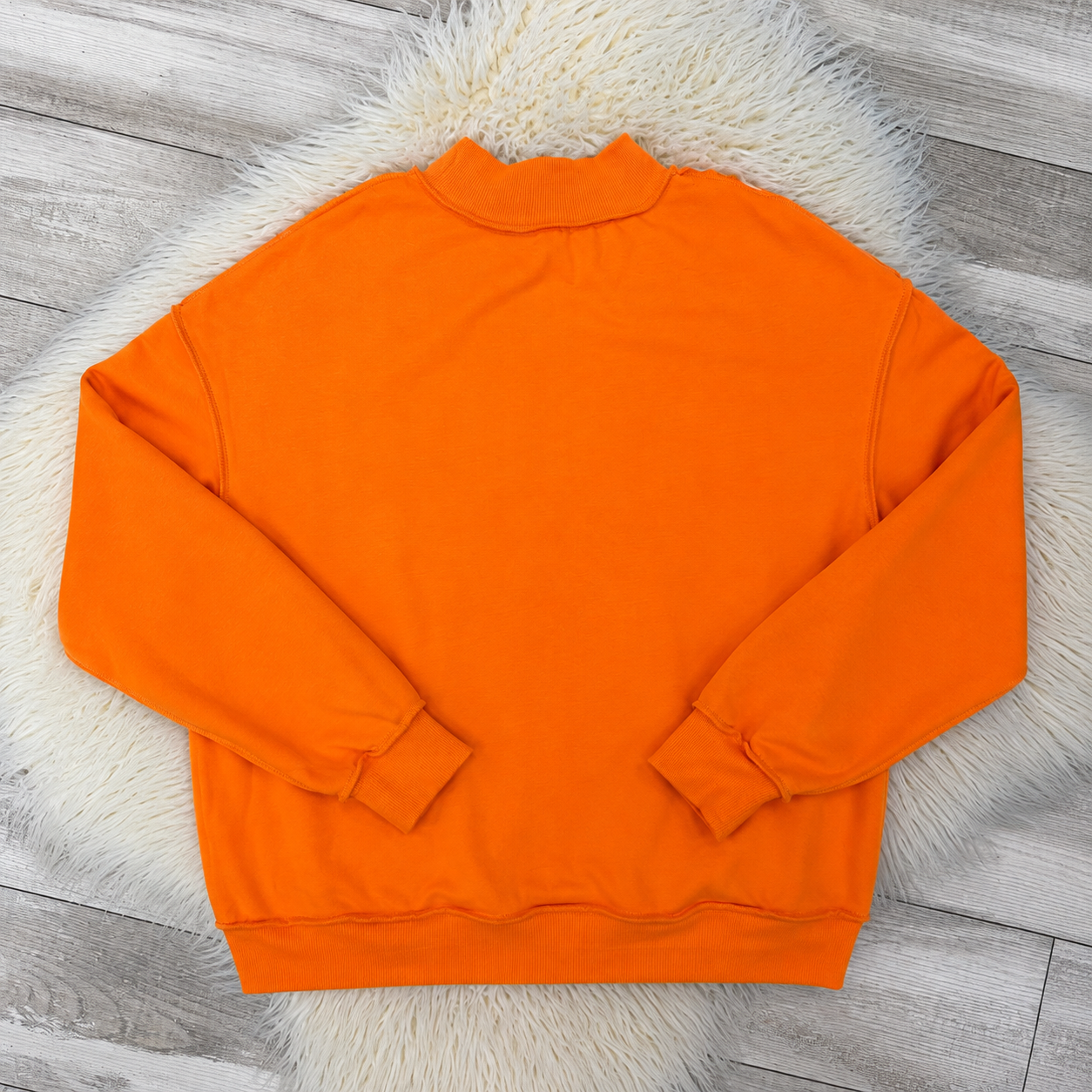 Spooky Boo Reversible Women’s Mock Neck Sweater by Evermmee