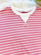 Women’s Zenana Rose Striped Long Sleeve Top