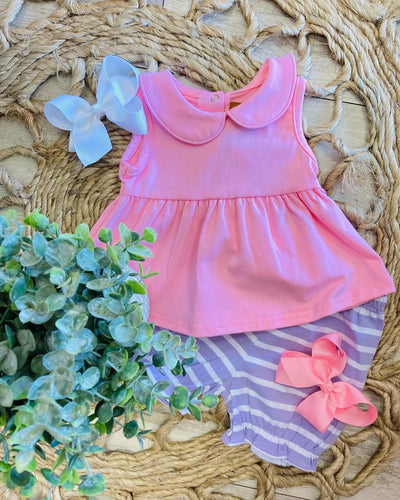 Girls pink and purple set - Mini Mee Boutique