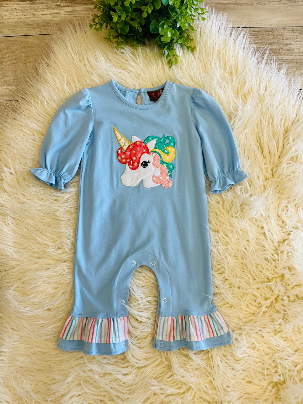 Girls/ Baby Unicorn Romper