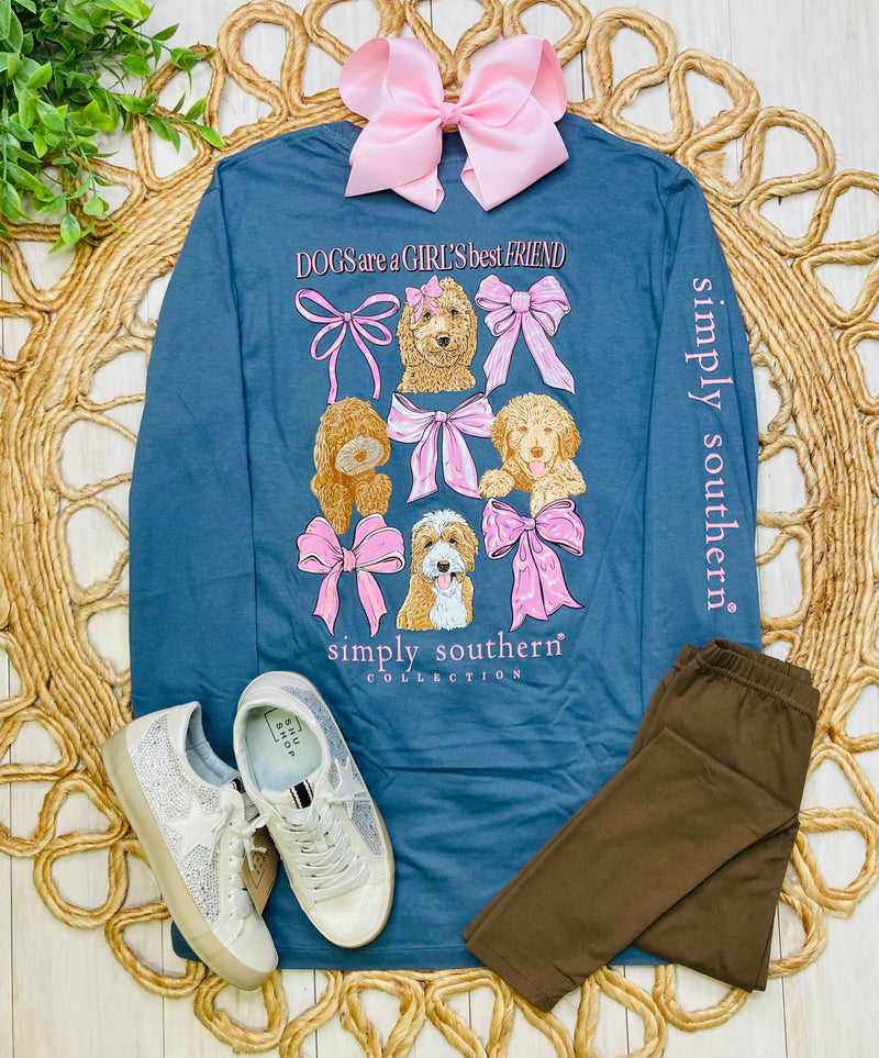 Dogs are a girls best friend long sleeve