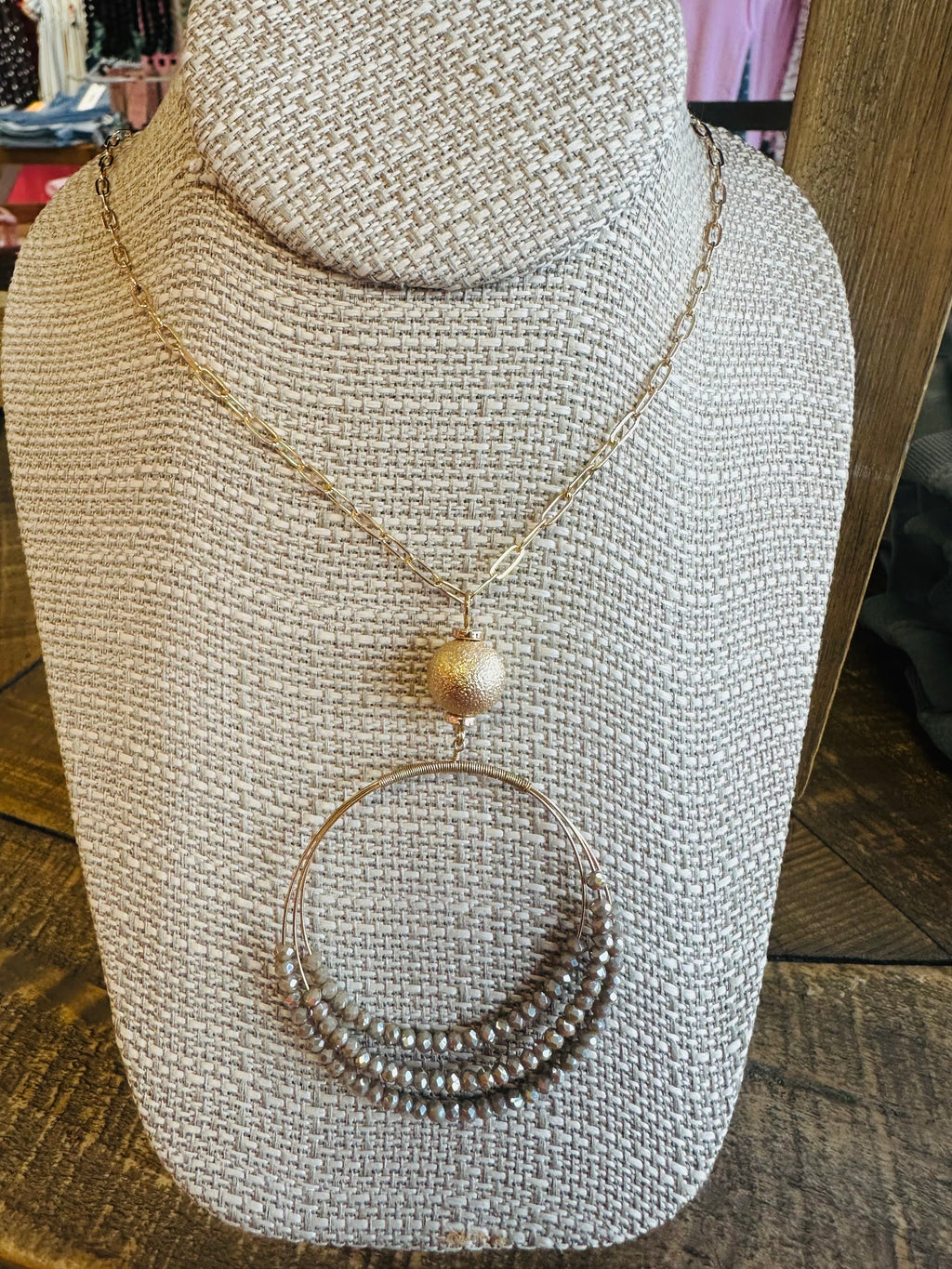 Rhinestone Necklace and Earrings women's