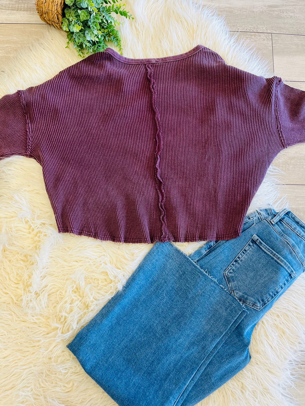 Women’s Double Zero Dark Cherry Long Sleeve Top