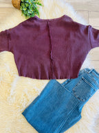Women’s Double Zero Dark Cherry Long Sleeve Top
