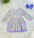 Floral Pastel Dress by Swoon Baby