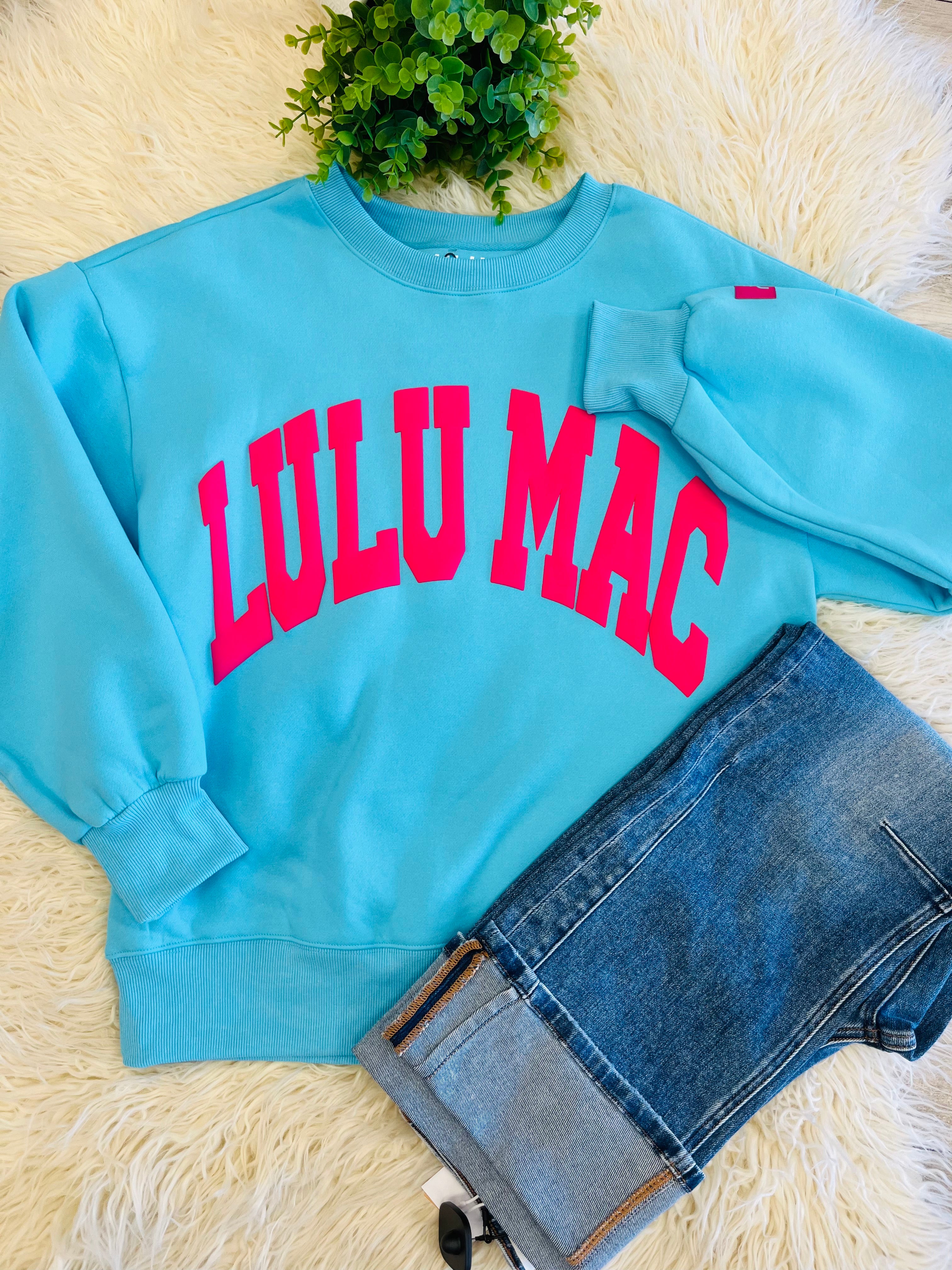 LuLu Mac Blue And Pink Sweatshirt