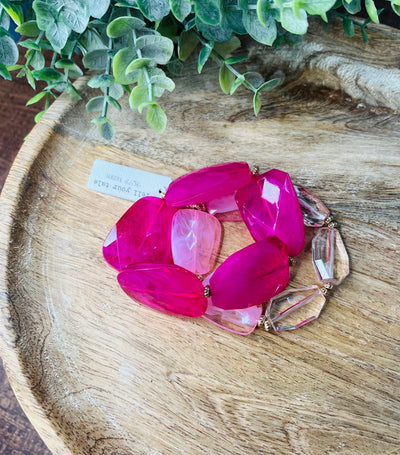 Gem with Gold Bracelet