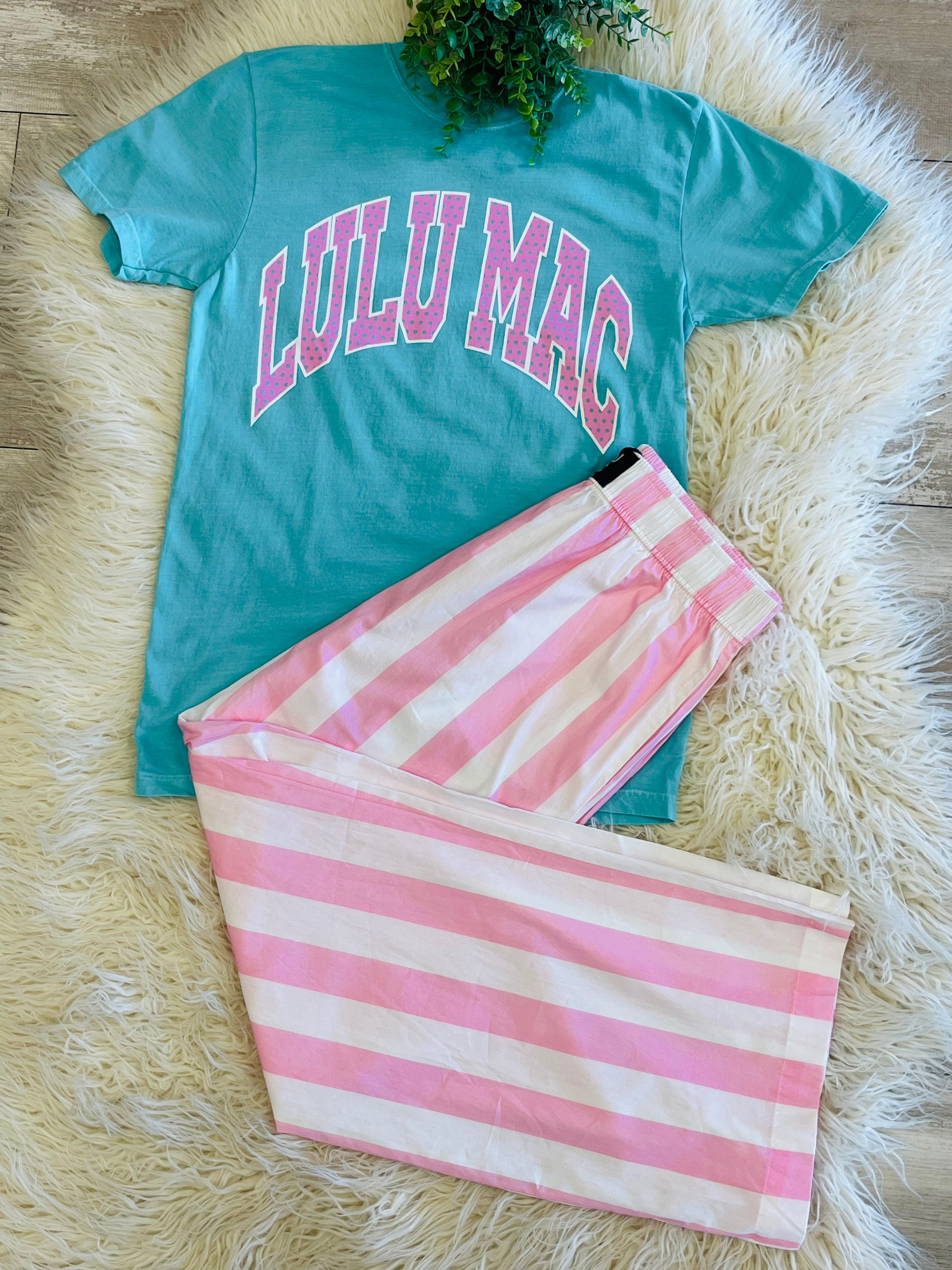 Women’s Polka Dot Chalky Mint LuLu Mac Tee