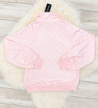 Pink Polka Dot Women’s Pullover by Evermmee