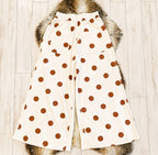 Women’s Evermmee Tan Polka Dot Wide Leg Pull on Pants