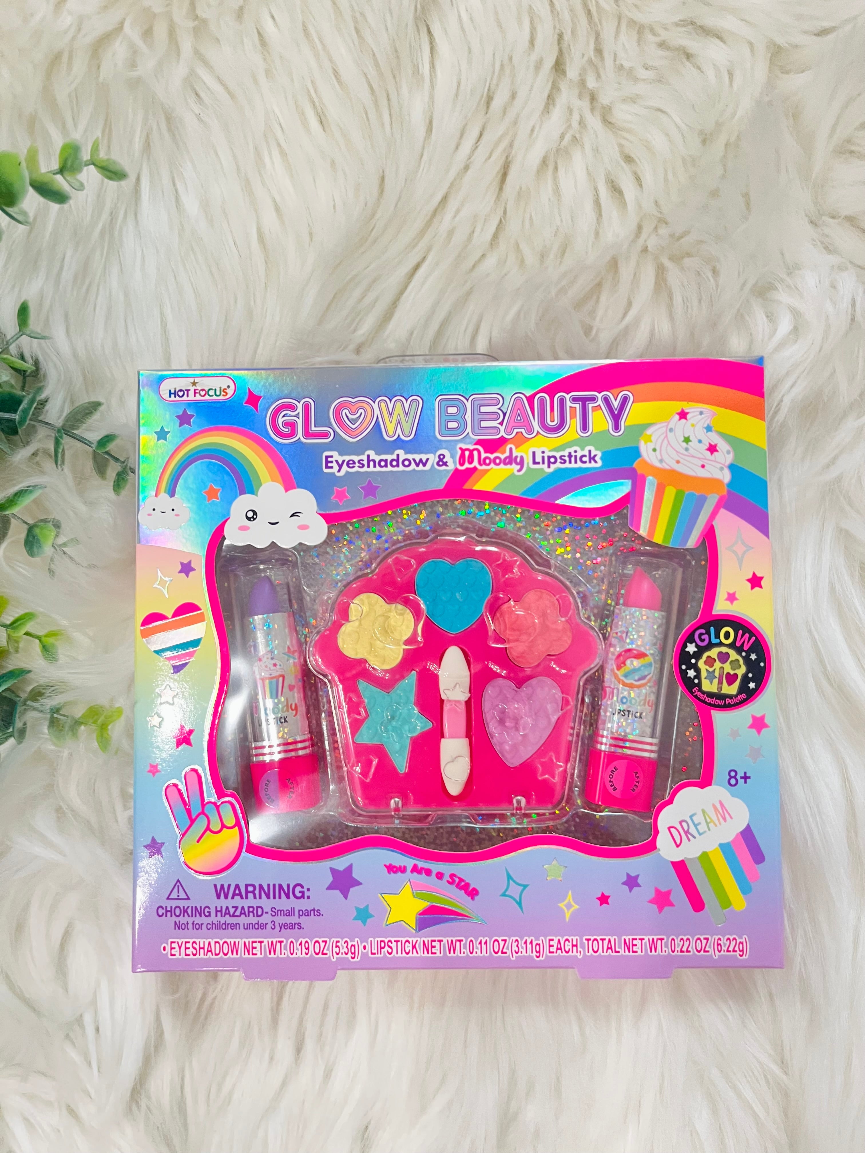 Girl’s Glow Beauty Eyeshadow and Lipstick Gift