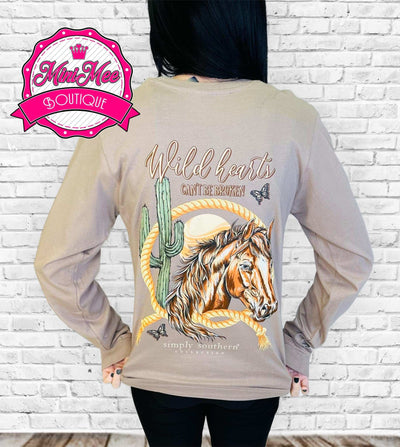 Simply Southern “Wild Hearts” Graphic Tee - Mini Mee Boutique