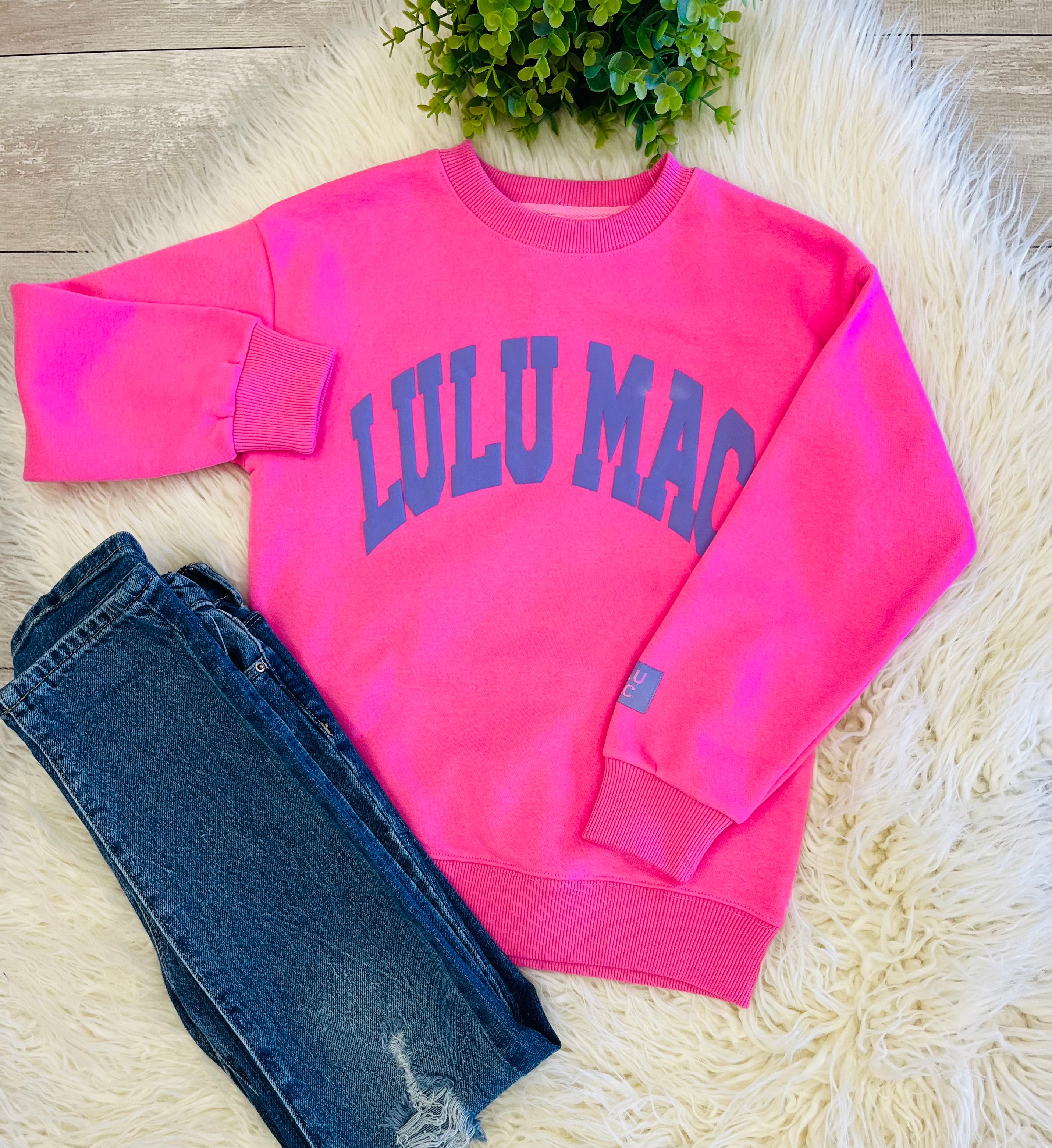 Girl’s LuLu Mac Pink Sweatshirt