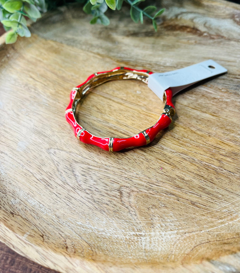 Gold Accents Metal Bracelet